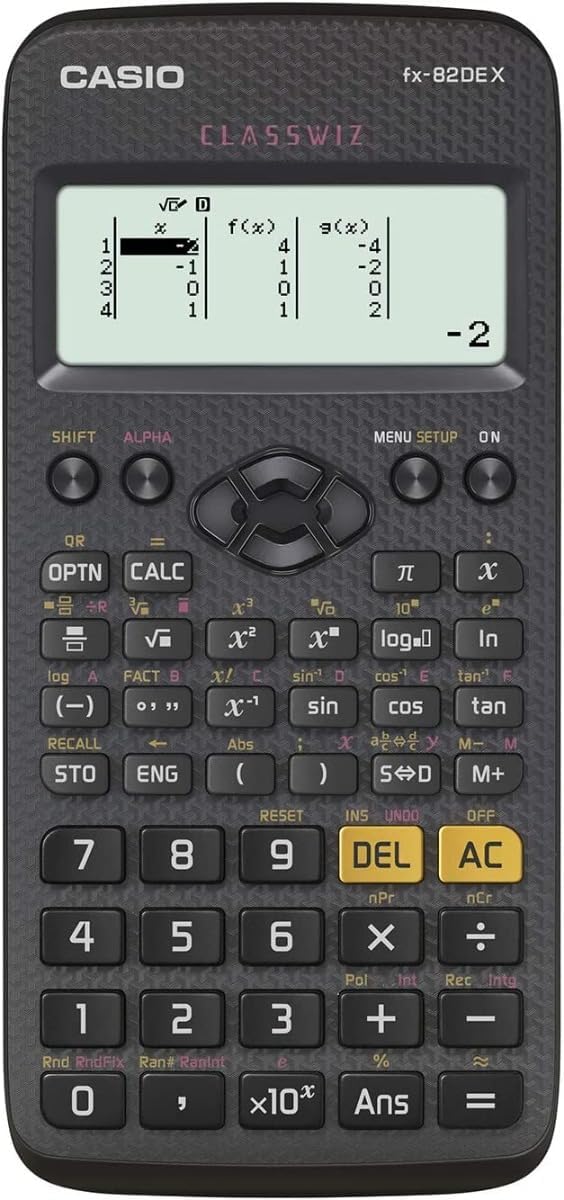 CALCUSO Standardpaket Blau mit Taschenrechner Casio FX-82DE X ClassWiz (Deutsch) Blau Casio FX 82 DE