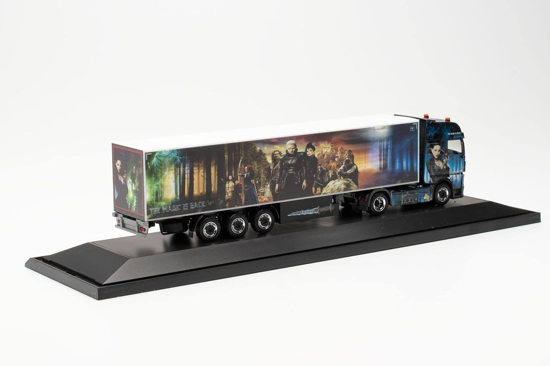 herpa 122245 Man TGX GX Kühlkoffer-Sattelzug Habes, originalgetreu im Massstab 1:87, Diorama, Modell