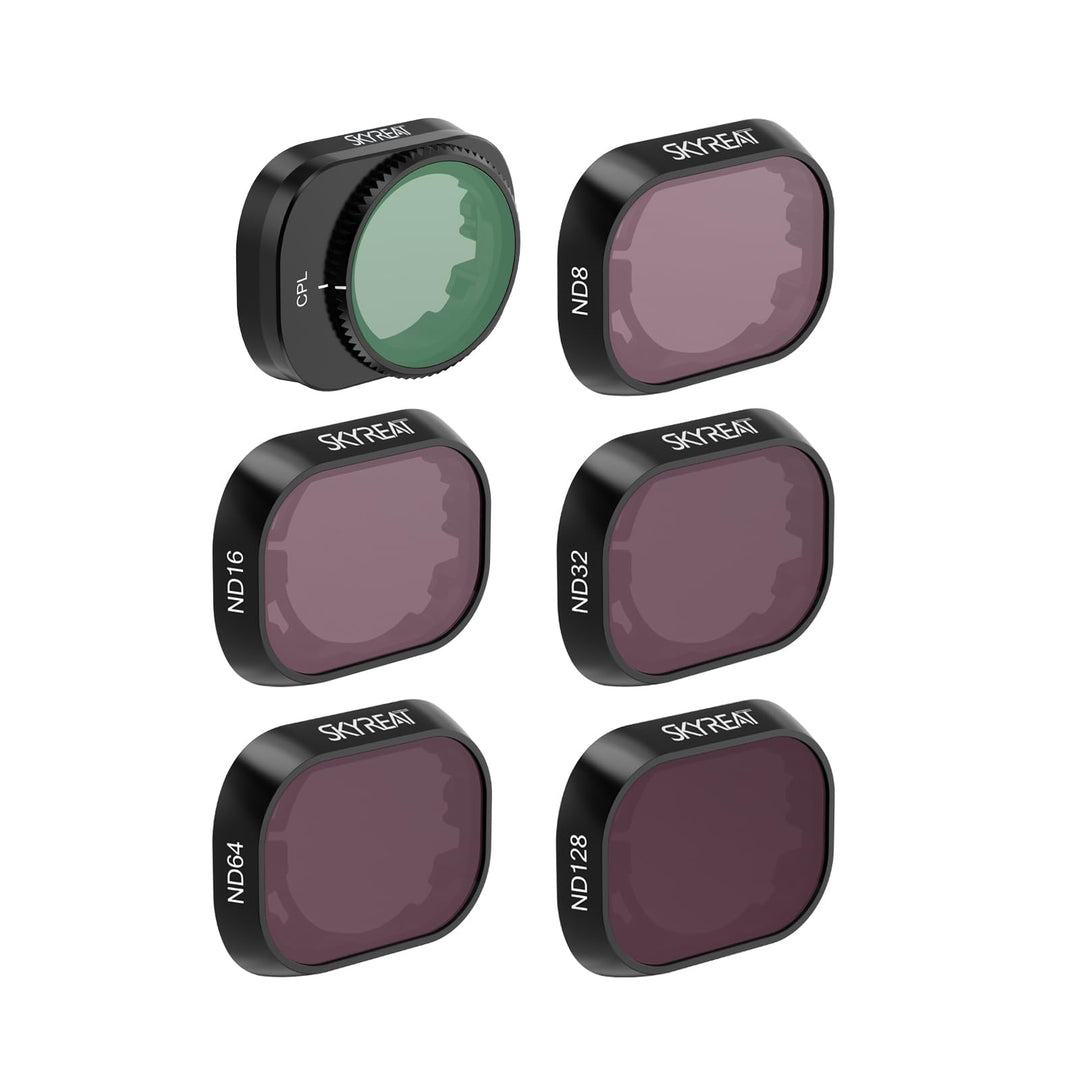 SKYREAT Skyreat Mini 4 Pro ND Filter,Polarisationsfilter Kamera Objektiv 6Pack Filter Set Kompatibel