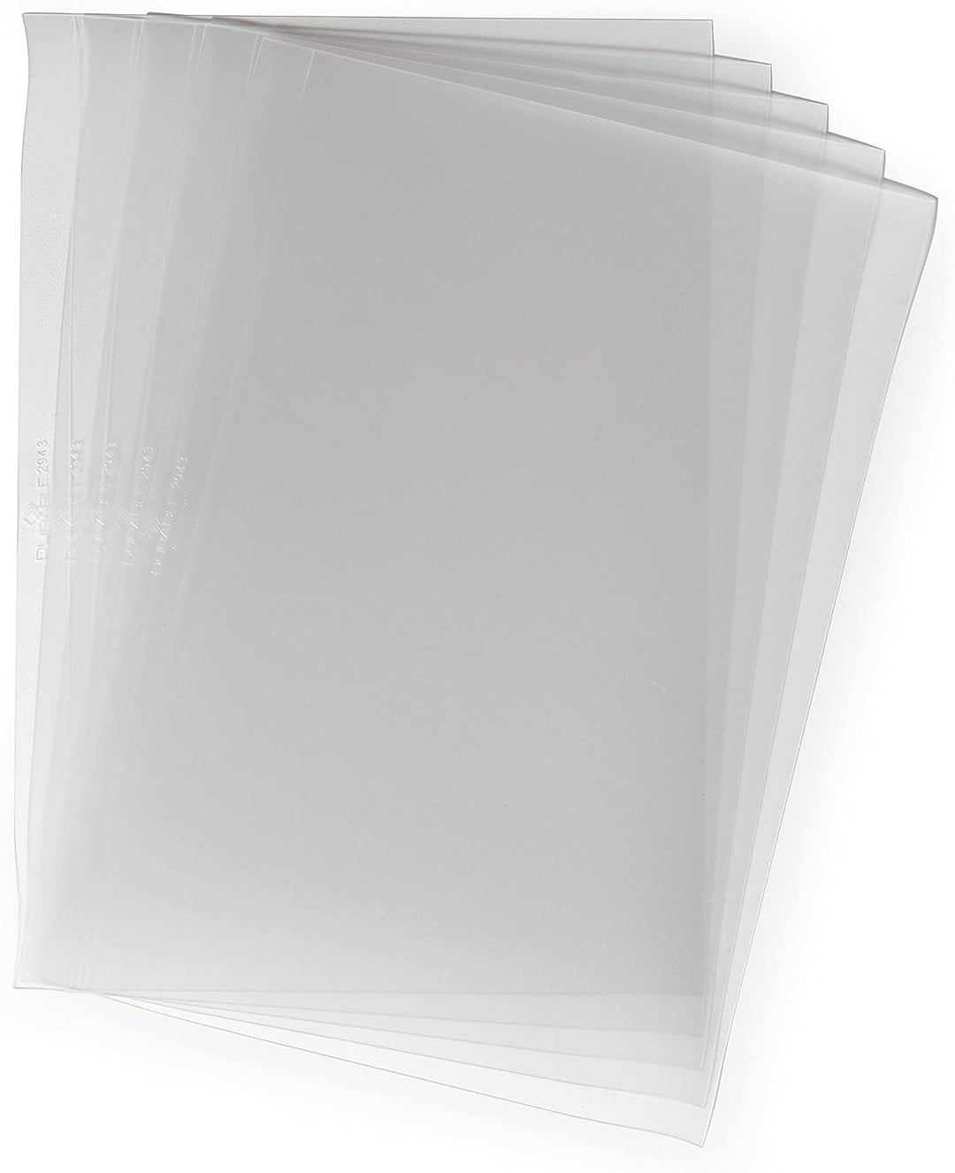 Durable Klemmschienen-Einbanddeckel, farblos, Packung à 100 Stück, 294319