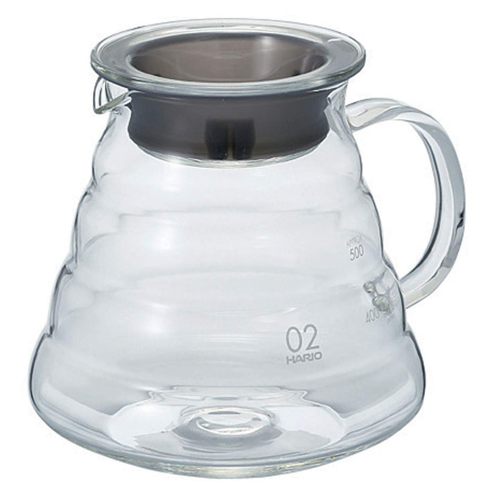 Hario Kaffeekanne, Glas, transparent, 02, 600ml Single, Single