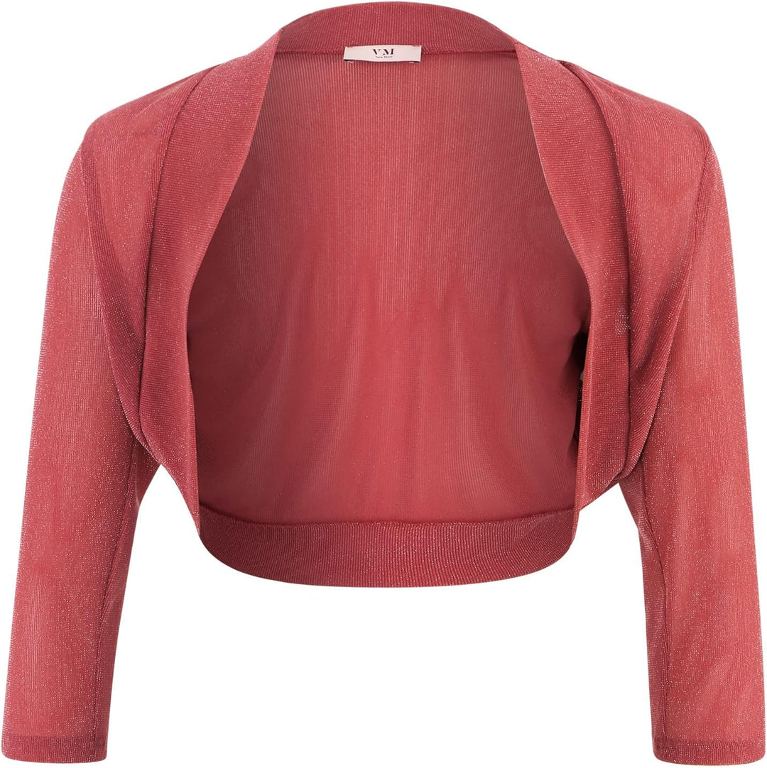 Vera Mont Damen Blazer 44 Rot / Silber, 44 Rot / Silber