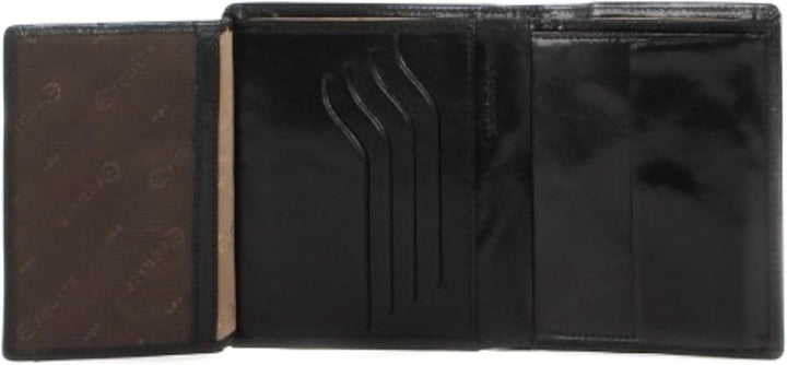 Esquire Toscana Geldbörse III Leder 10 cm Schwarz, Schwarz