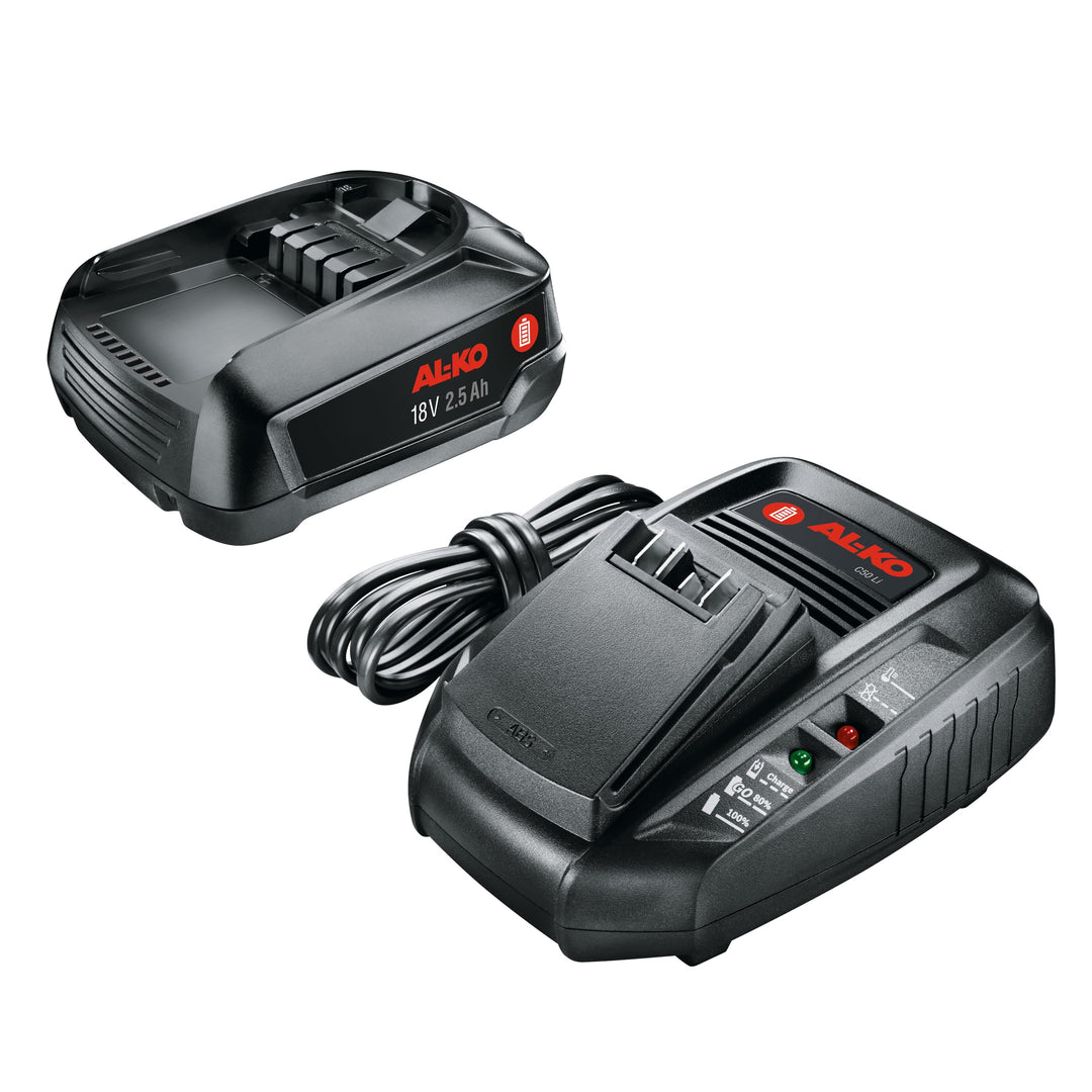 Vorteils-Set AL-KO 18 V BOSCH HOME AND GARDEN COMPATIBLE inkl. Akku (4 Ah) und Ladegerät