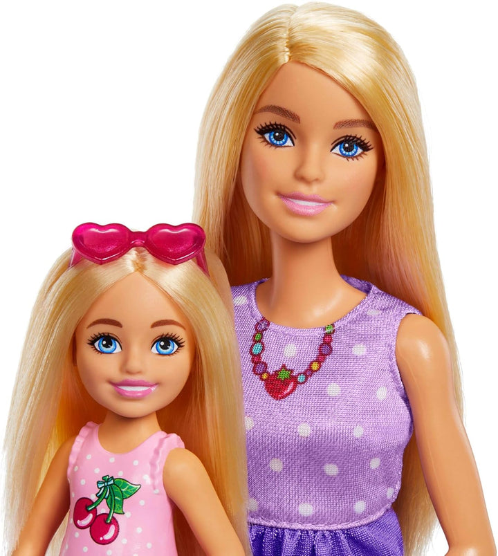 Barbie Family &amp; Friends Spielset aus Puppen und Accessoires, Spielset mit Picknick-Thema, Mode, klei