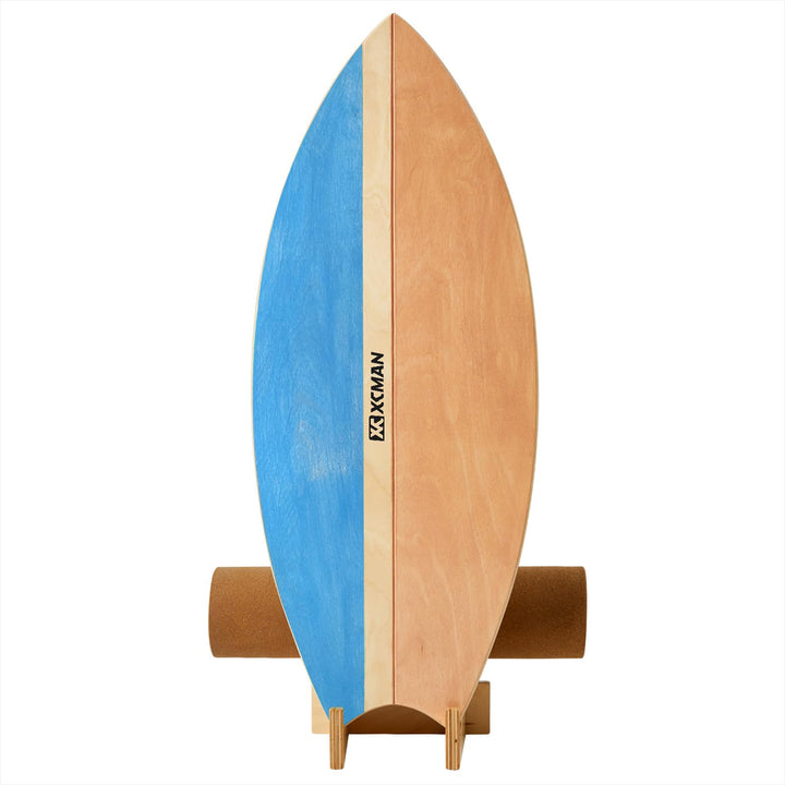 XCMAN Surf Balance Board Trainer Mit Rolle - Stabilitätstrainer Für Erwachsene Und Kinder, Zum Surfe
