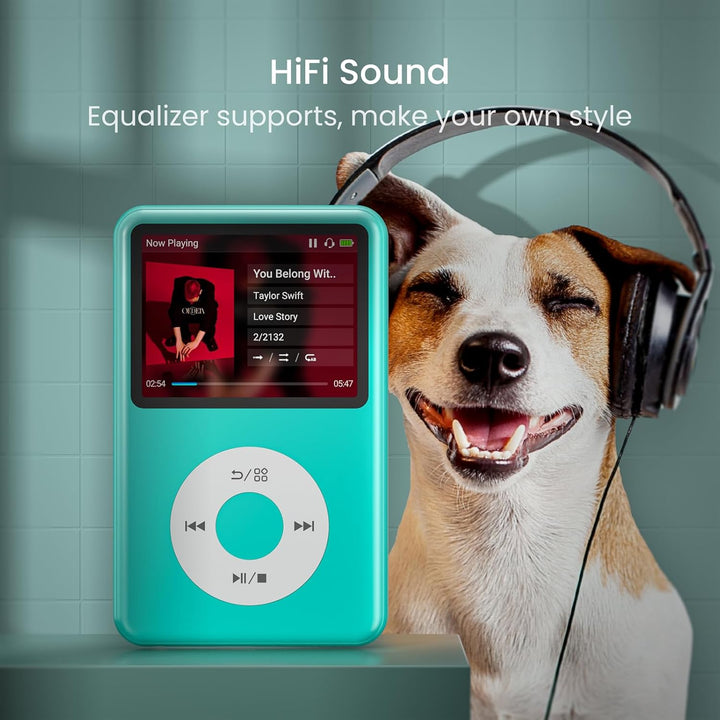 Innioasis Y1 Kinder MP3 Player - Zeitlose Klasse: 128 GB, Bluetooth, Video-Player, Hörbücher, FM-Rad