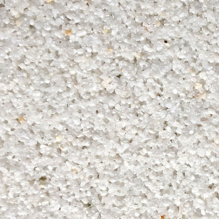 20kg Buntsteinputz Weiss(Naturkorn) Mosaikputz Sockelputz 1-2mm - Made in Germany