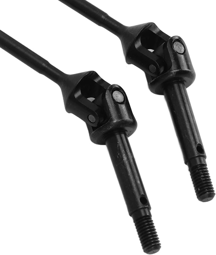 2PCS RC Vordere Antriebswelle Stahl RC Getriebewelle Ersatz Losi Baja Rey 1/10 RC Auto (Schwarz)