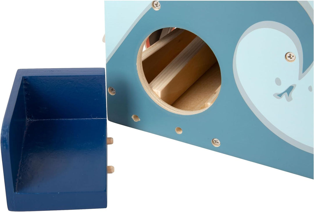 small foot Minigolf "Shark Attack" aus Holz, mit integriertem Schnapp-Mechanismus, ab 3 Jahren, 1158