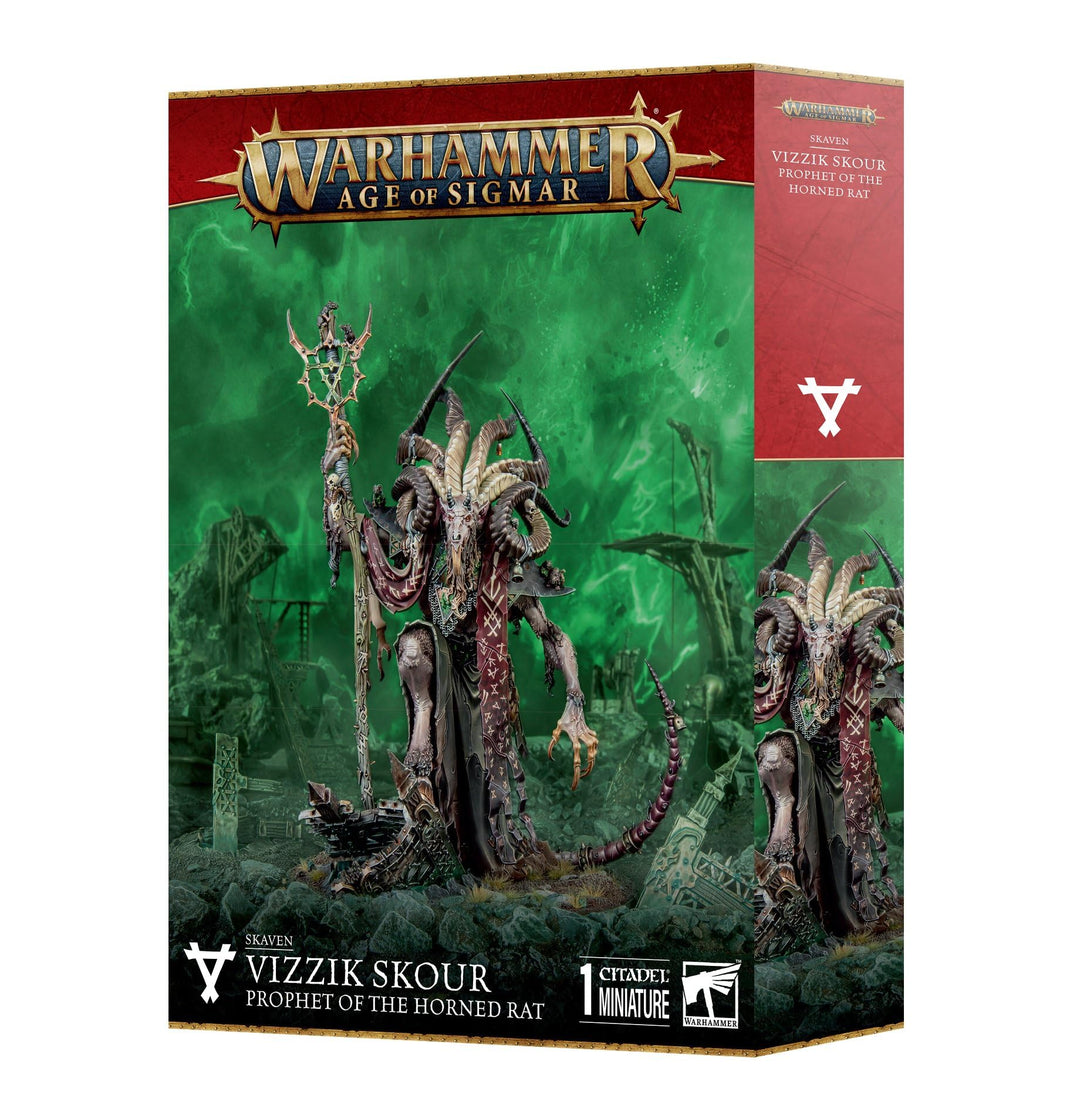 Warhammer AoS - Skaven Vizzik Skour Prophete du Rat