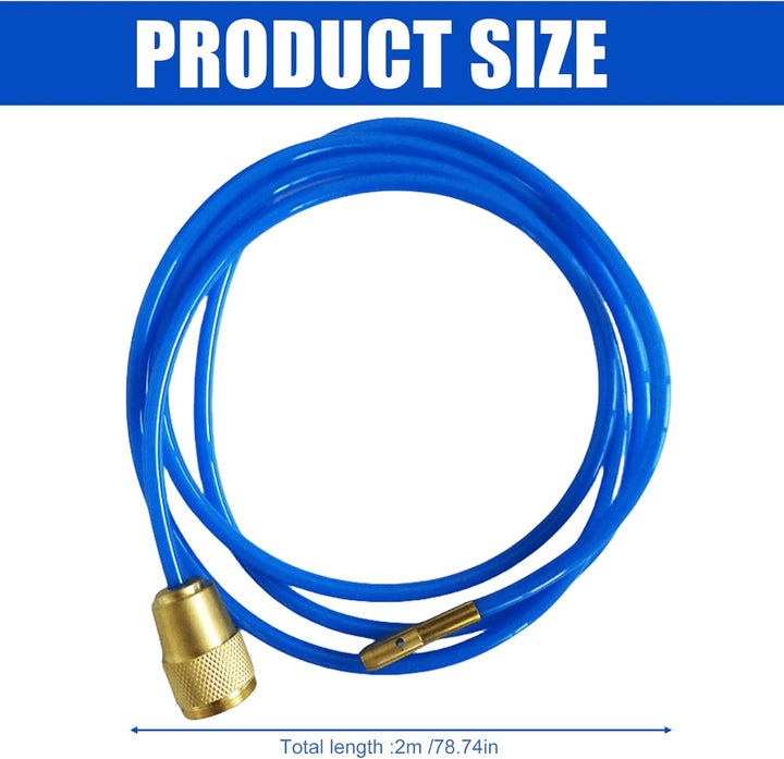 Rohrreinigungsgerät Power Clean, 2m Hochdruck Rohrreiniger, Abflussreiniger Schlauch, Rohrreinigungs