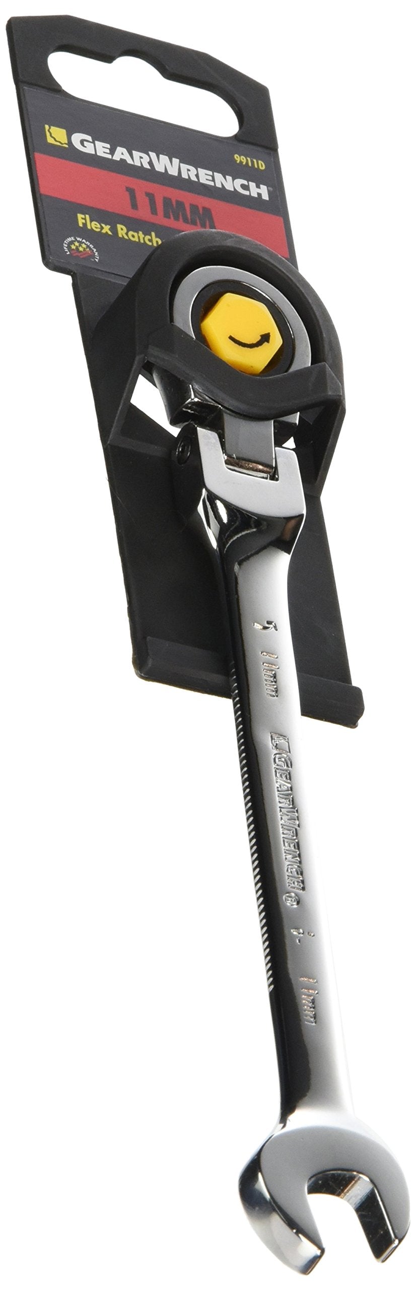 GearWrench 9911D Ratschen-Ringmaulschlüssel, 11 mm, 12 Stück 11mm, 11mm