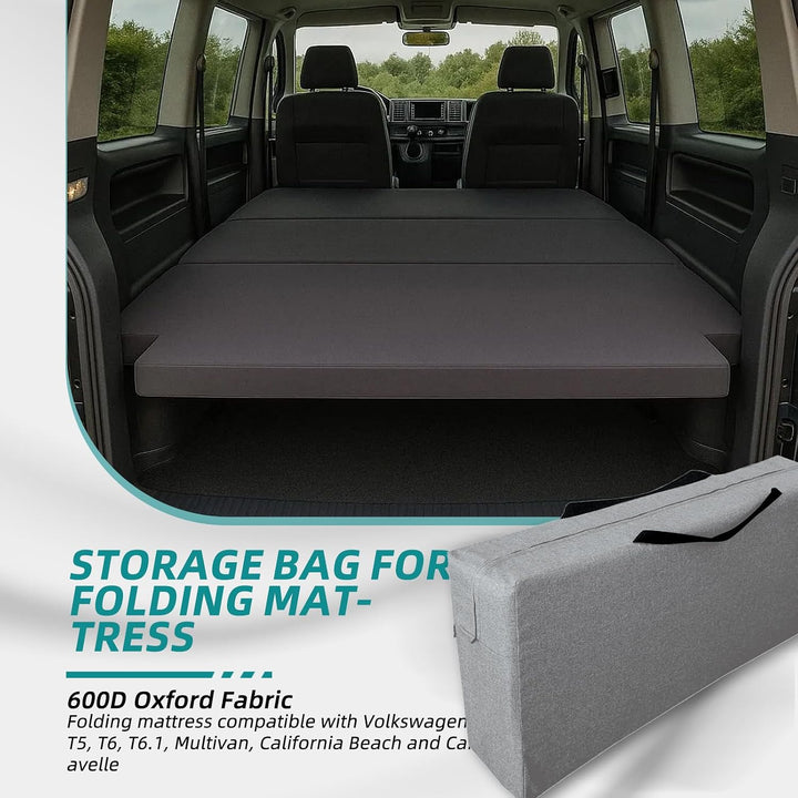 Aufbewahrungstasche für Faltmatratze VW T5 T6 T6.1 Multivan Caravelle California, V-Klasse, Citroën