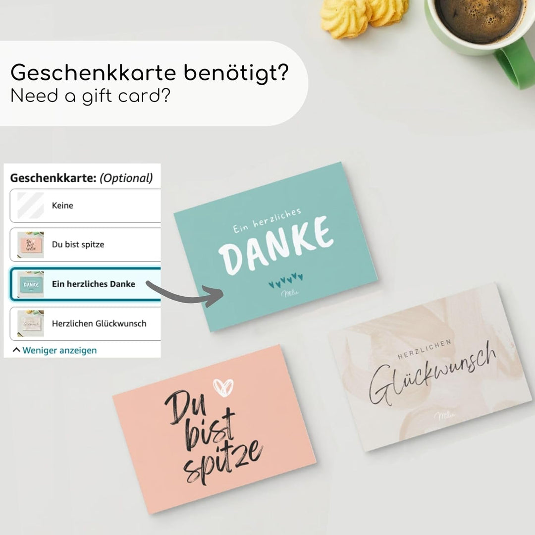 Milu® Trinkflasche mit Gravur personalisiert - als Geschenk-Idee Ostern, Vatertag, Muttertag, Weihna