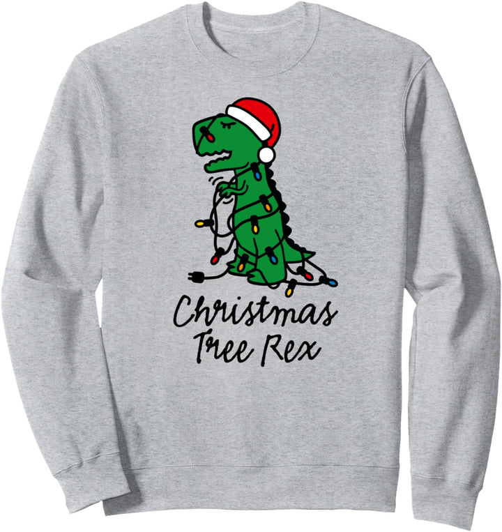 Tree Rex Weihnachten Dinosaurier lustiger T-Rex Geschenk Sweatshirt
