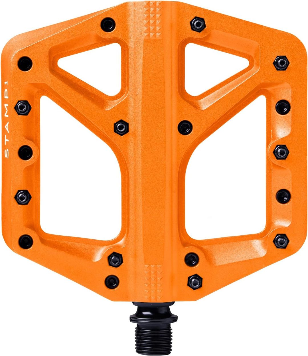 Crankbrothers Stamp Flat BMX/MTB Fahrradpedal – Plattform-Fahrradpedal, minimales Profil, Verstellba