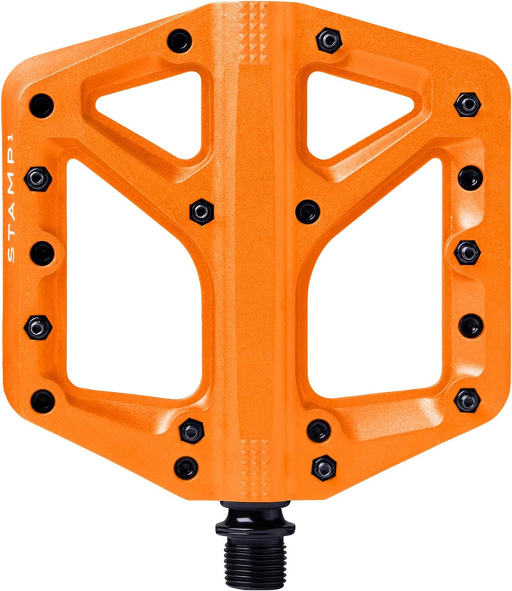 Crankbrothers Stamp Flat BMX/MTB Fahrradpedal – Plattform-Fahrradpedal, minimales Profil, Verstellba