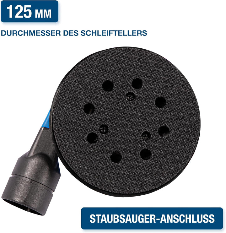 HYUNDAI Akku-Exzenterschleifer COS1801LI, Schwingschleifer, Schleifmaschine, Schleifer, Schleifgerät