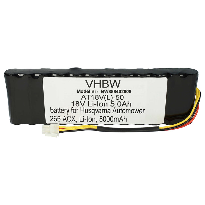 vhbw Akku kompatibel mit Husqvarna Automower 265 ACX 2014, 265 ACX 2013, 265 ACX 2012, 265 ACX Rasen