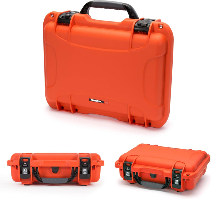 Nanuk 923 Wasserdichter Hartschalenkoffer Mit Plüschschaumeinlage - Orange Cubed Foam Orange, Cubed