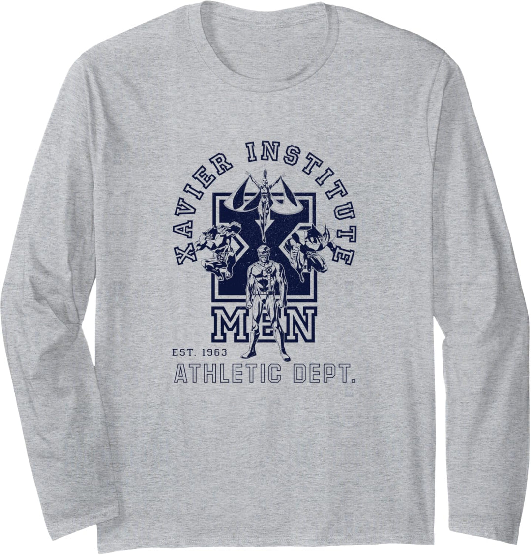 Marvel X-Men Xavier Institute Athletic Dept. Line Art Langarmshirt