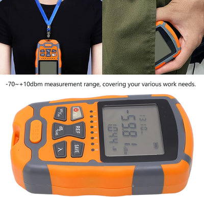 Digital Optical Fiber Power, Tester und Detektoren Glasfaser-Leistungsmesser Meter Display Optic Cab