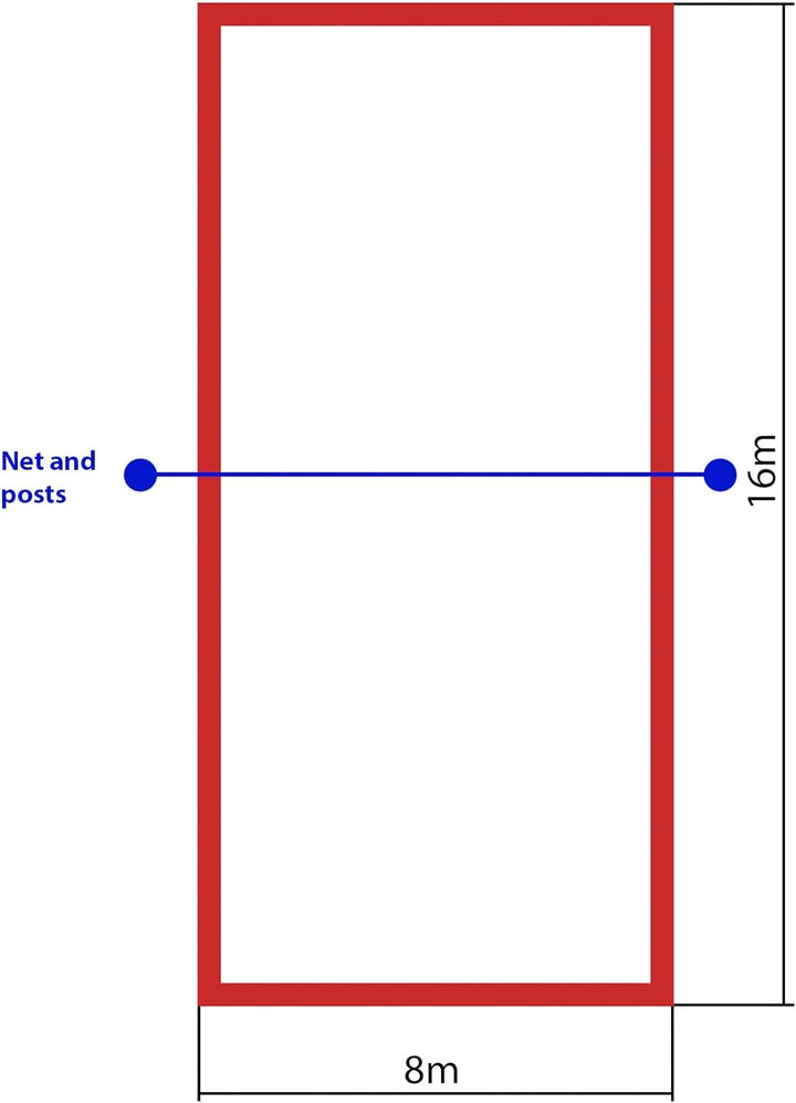 Linien für Beachvolleyball Spielfeldmarkierung Courtline 16mx8m, 18mx9m Linien zum Strandvolleyball