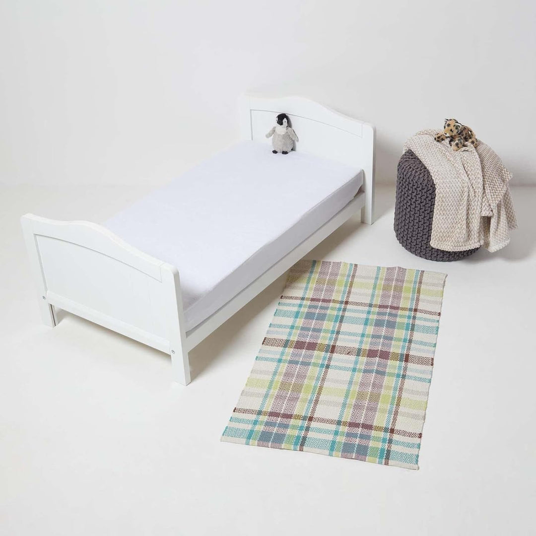 Homescapes 2er-Set wasserdichte Matratzenschoner Baby 60x120 cm, Frottee-Schonbezüge Babybett, hypoa