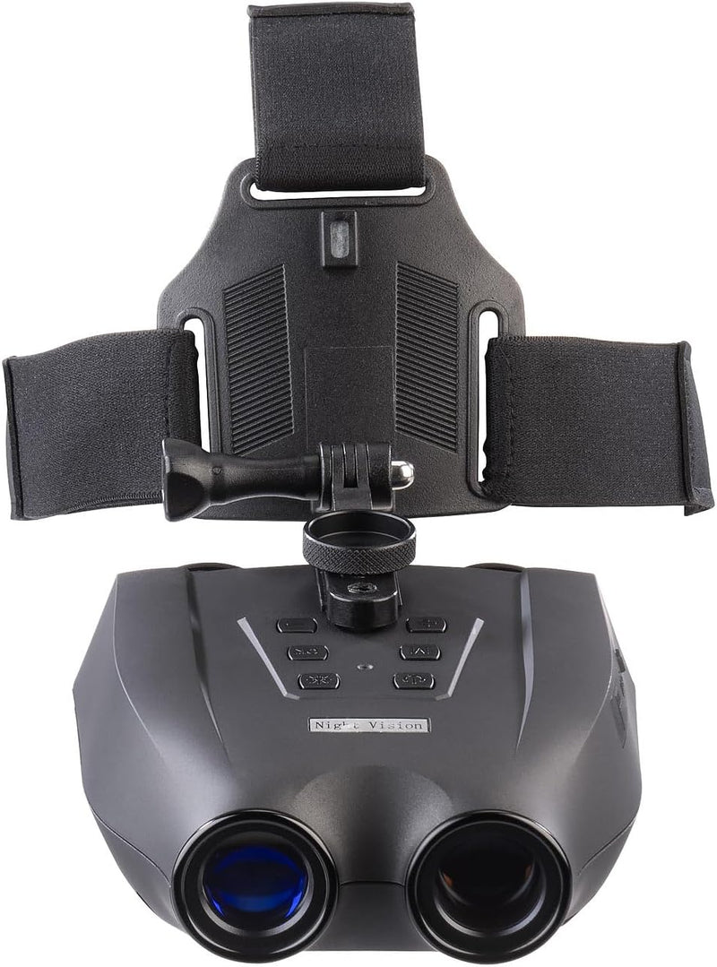 Zavarius Nachtsichtgerät: Nachtsichtbrille/-gerät mit Kopfhalterung, 2,5K-UHD-Cam, 6X Opt. Zoom (Nac