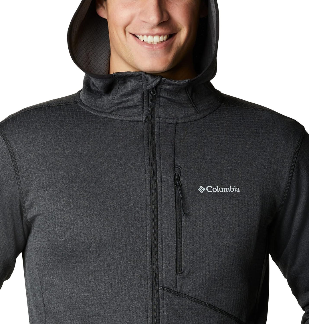 Columbia Herren Park View Fleece Full Zip Hoodie Fleecejacke Mit Durchgehendem Reissverschluss S Bla