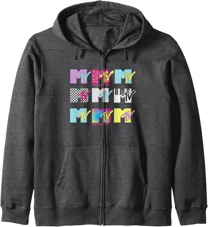 MTV Logo Stack Style Kapuzenjacke