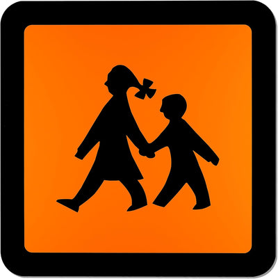 LOHOFOL Magnetschild Schulbus | Schulbusschild Warntafel Schulbustafel Magnettafel Schild magnetisch