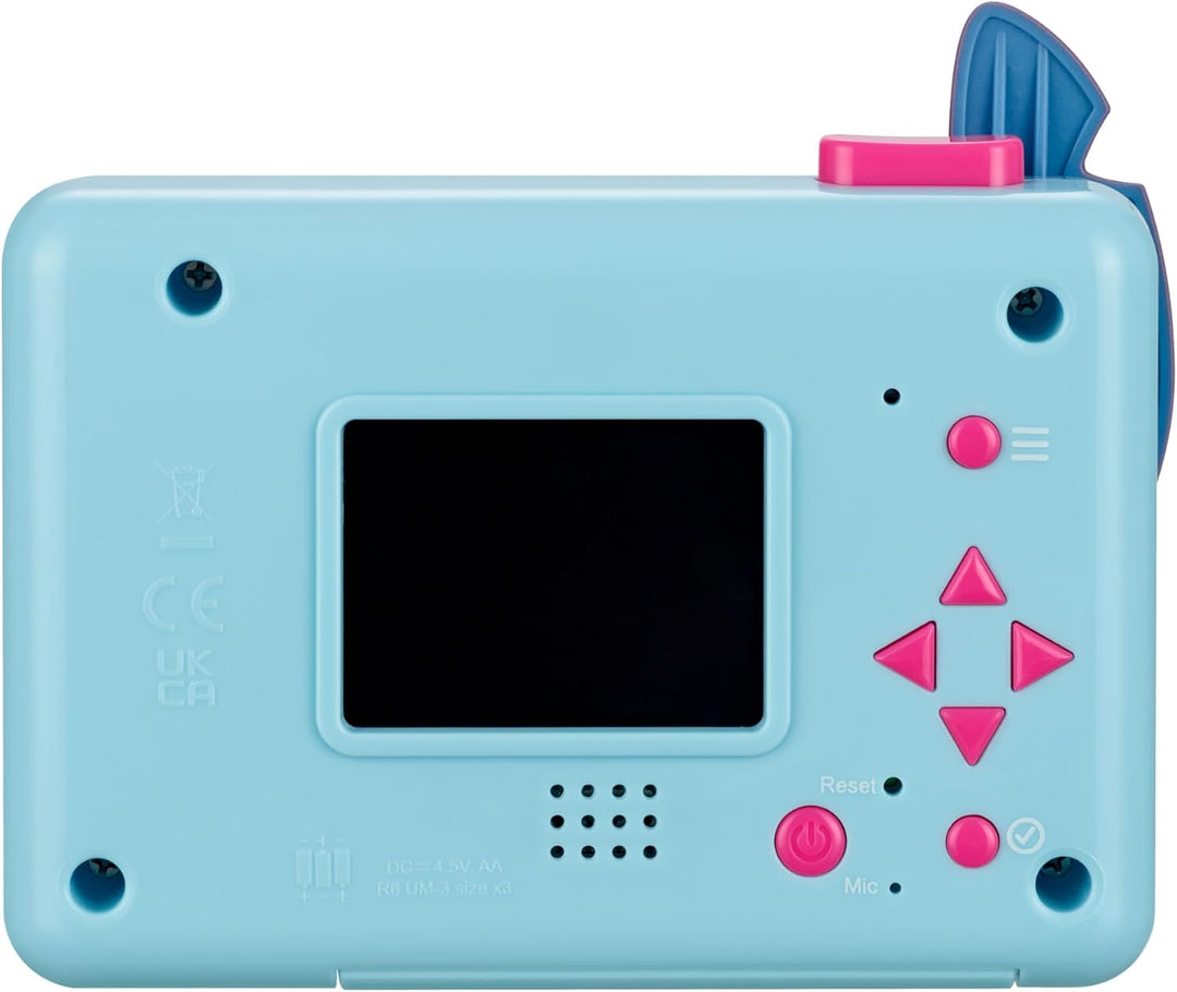 eKids Disney Stitch Digitalkamera, 2 MP, 2-Zoll-Bildschirm, 512 MB SD-Karte, 5 Spiele enthalten, Bla