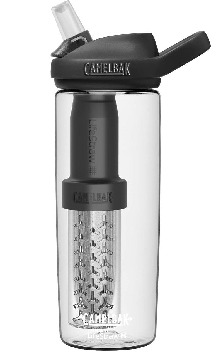 Camelbak Eddy+ gefiltert durch Lifestraw Water Bottle Natürlich Natürlich 600ML, Natürlich 600ML