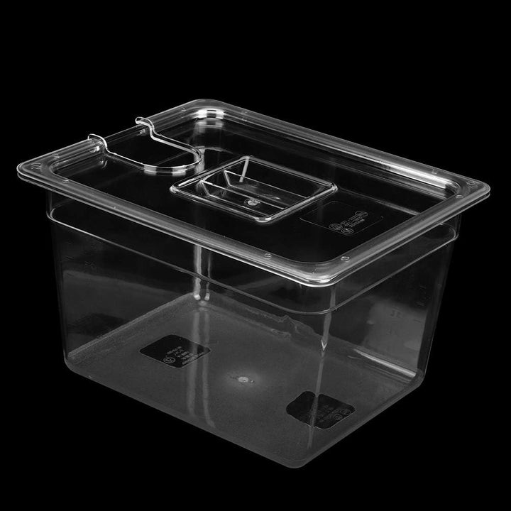 Sous Vide Behälter Mit Deckel, 11L zusammenklappbarer Sous Vide Behälter mit Deckel für Sous Vide Zi