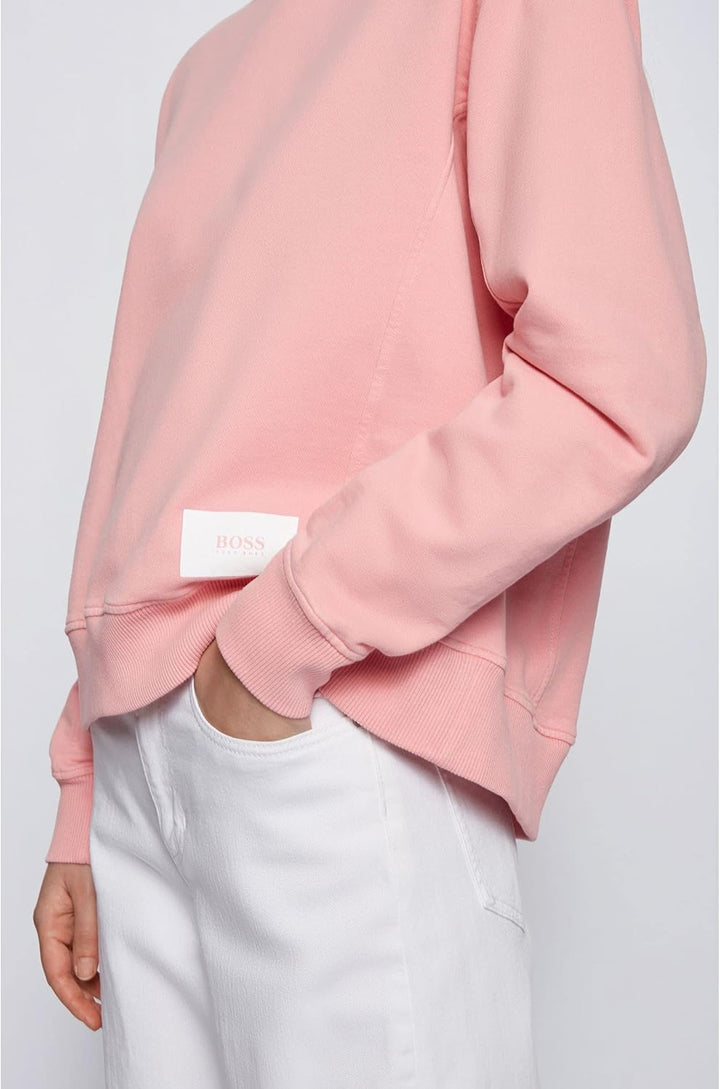 BOSS Damen Kapuzenpullover L Bright Pink618, L Bright Pink618