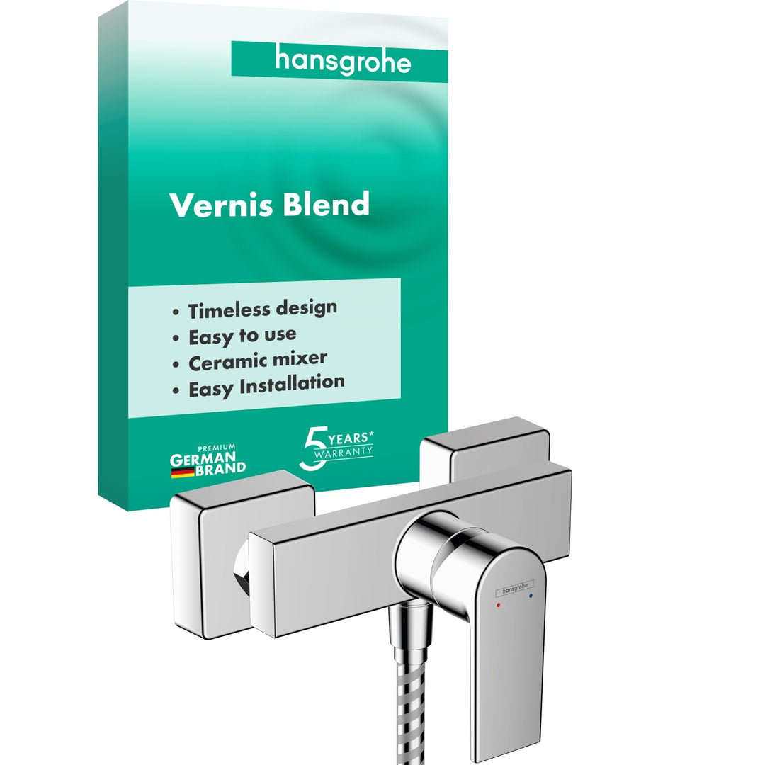 hansgrohe Vernis Shape - Duscharmatur Aufputz für 1 Verbraucher, Mischbatterie Dusche, Einhebelmisch