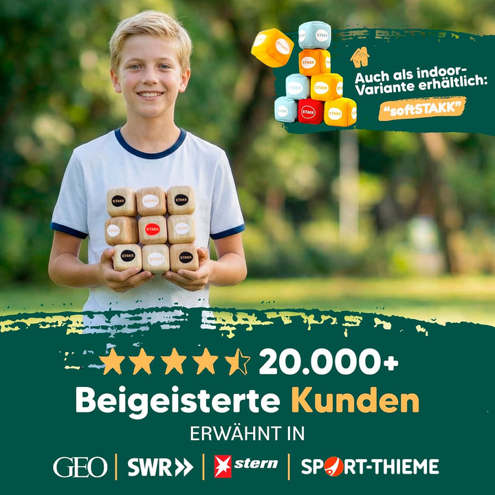 Das Neue Outdoor-Wurfspiel für Kinder & Erwachsene | Boccia-Boule mit modernem Twist | spannendes Ga