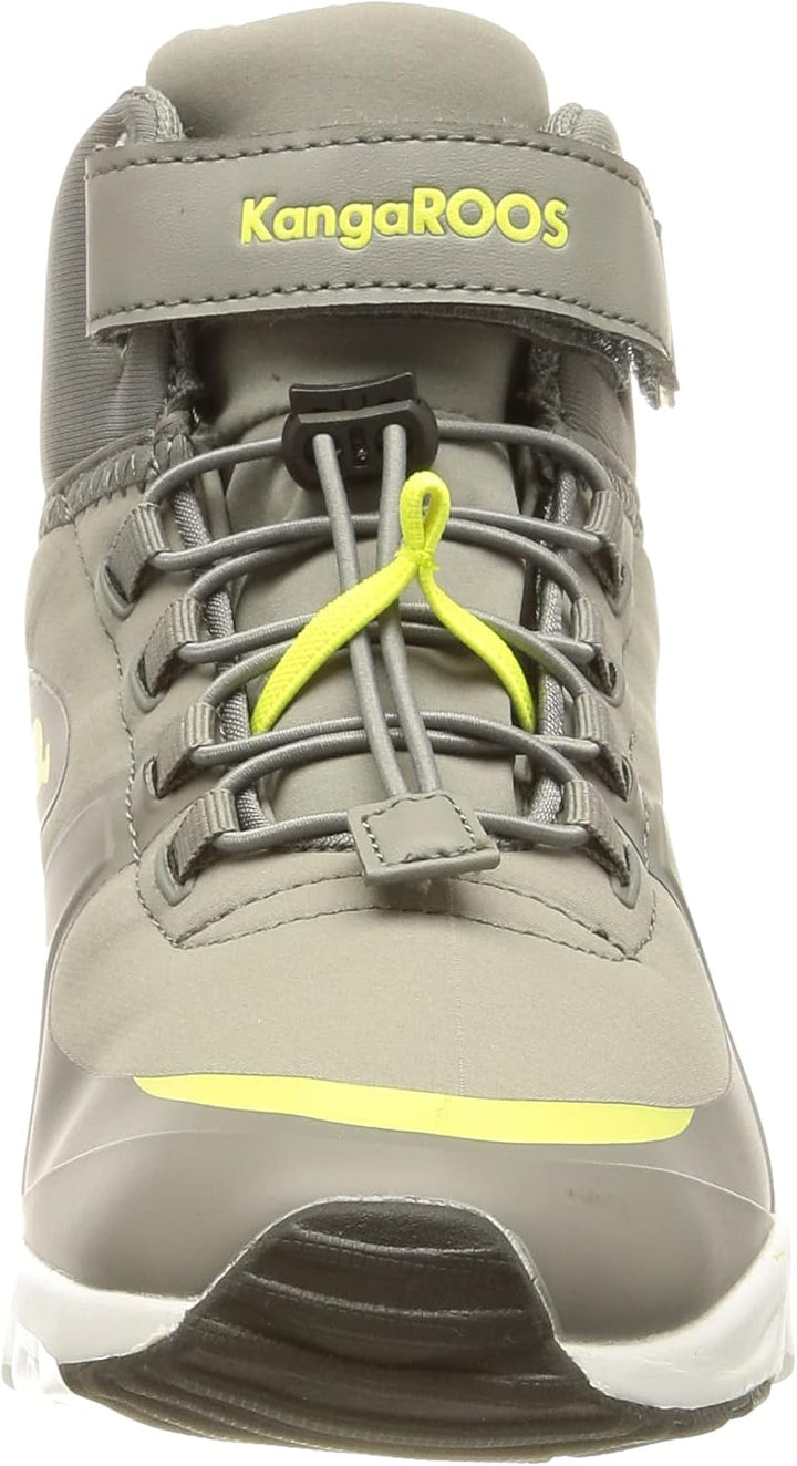 KangaROOS Unisex Kinder Kx-Hydro Sneaker 27 EU Ultimate Grey Limetta, 27 EU Ultimate Grey Limetta