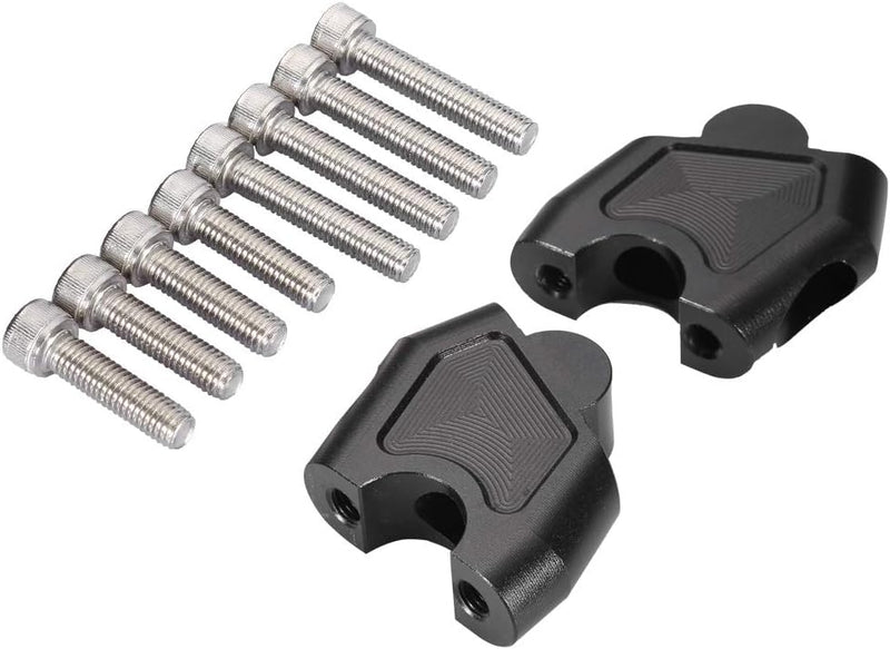 KIMISS Motorrad Lenker Risers, Ein Paar CNC Motorrad Lenkerhalterungen Riser Clamp Set für NC700X NC