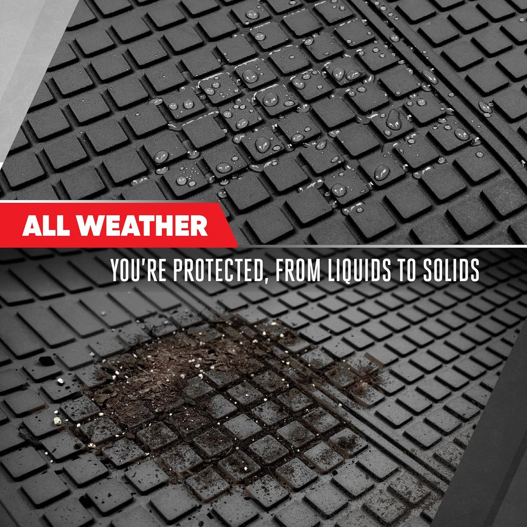 Motor Trend Premium FlexTough All-Protection Cargo Mat Liner - mit Traktionsgriffen & frischem Desig