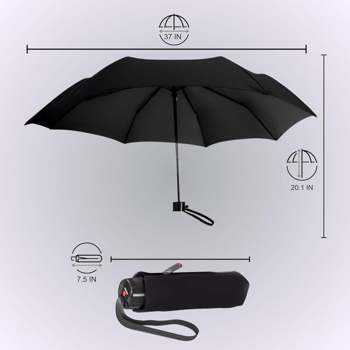 Knirps T.020 Small Manual - Taschenschirm Regenschirm black Einheitsgrösse Schwarz, Einheitsgrösse S