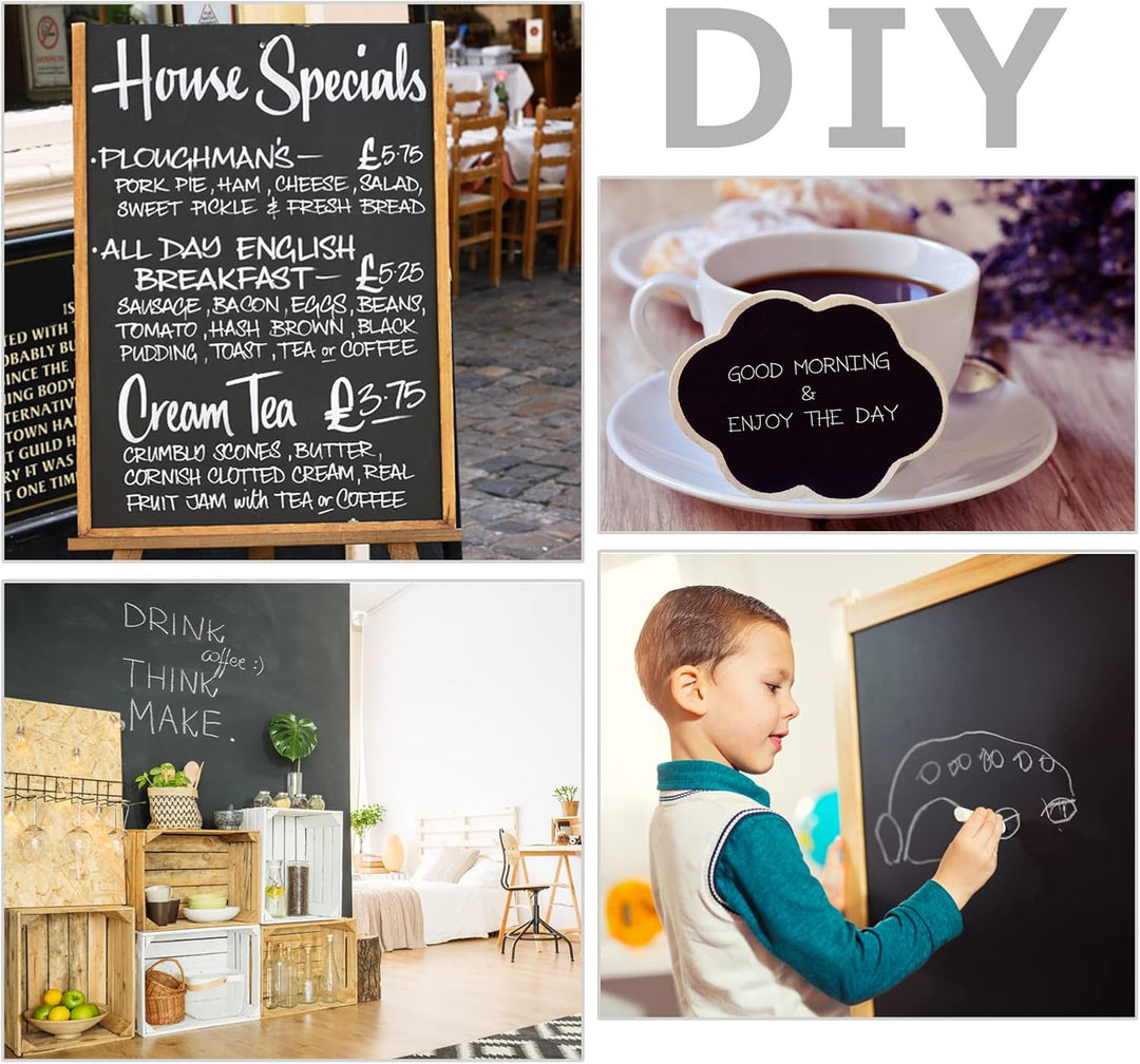 Lyzzxi Tafelfolie Selbstklebend, 50*100cm Magnetfolie Magnetisch Schwarz, Abwischbar Kreidefolie, Ma