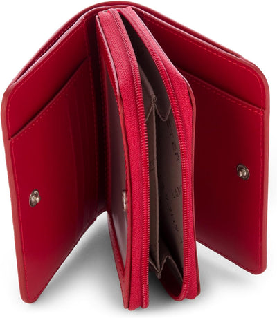 Lancaster Smooth, Unisex-Erwachsene Reisezubehör- Brieftasche, Rouge,