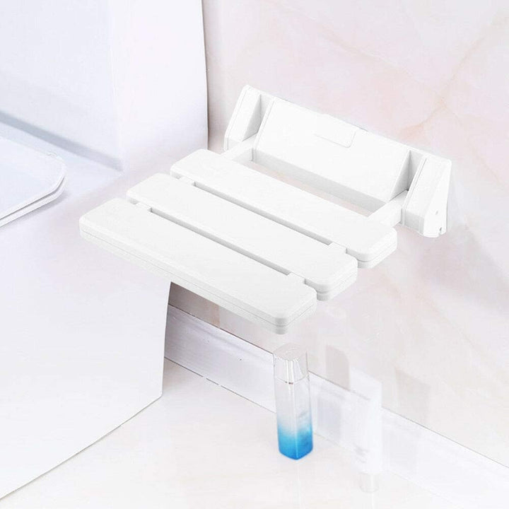 Duschsitz Duschklappsitz Bis 130Kg Tragkraft Duschhocker Wandmontage Dusche Sitzgelegenheit Stuhl 36