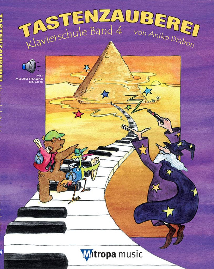 Tastenzauberei, Band 4 - Klavierschule mit Audio-CD ISBN 9789043134613 - Lehrgang für Klavier - Deut