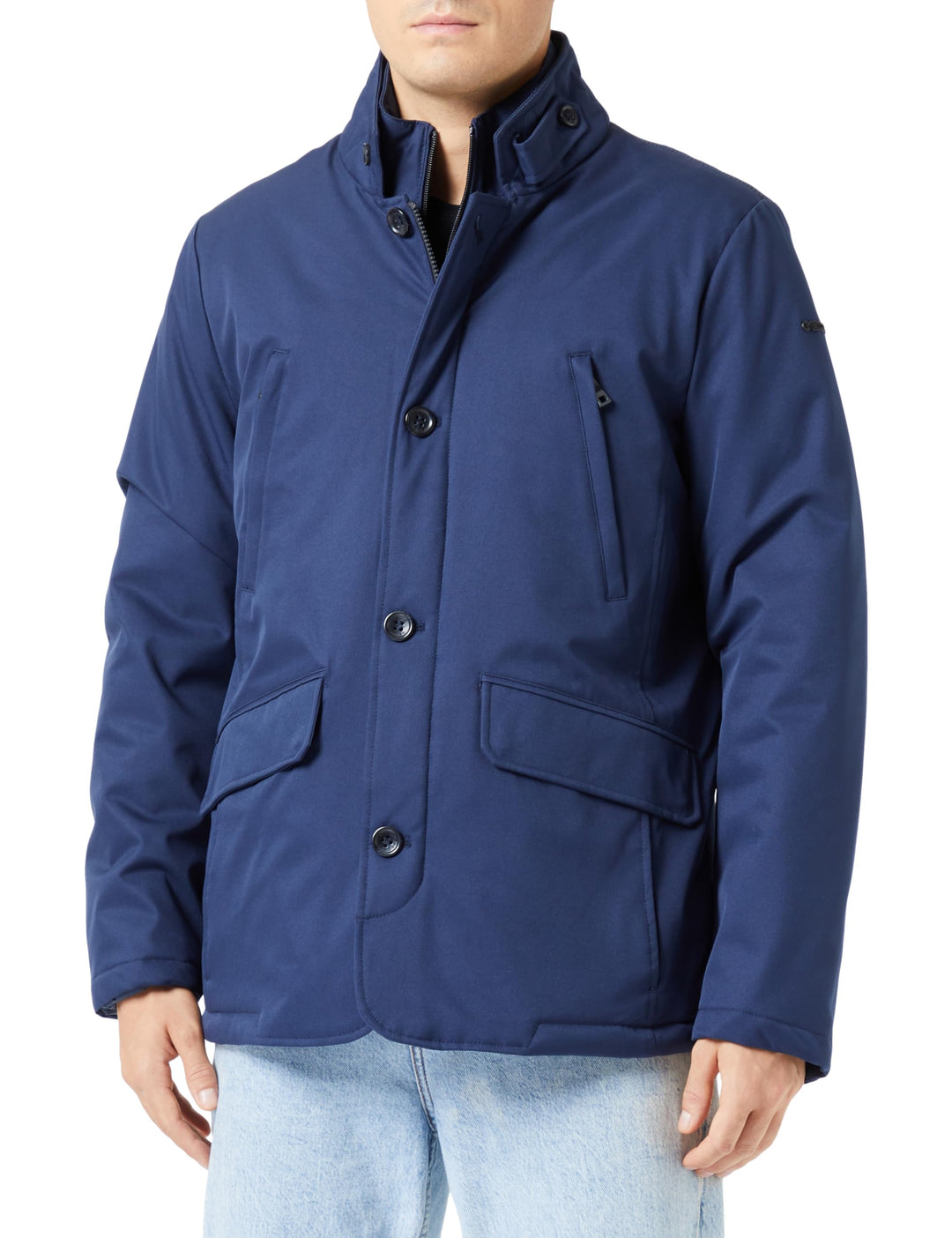 Geox Herren M Tevere Jacket 52 DRESS BLUES, 52 DRESS BLUES