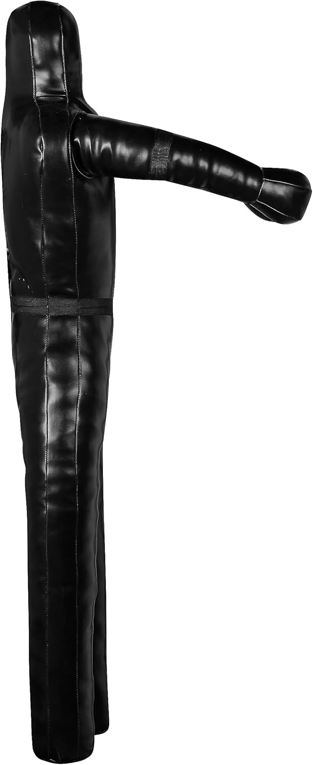 LISARO Brazilian UFC Jiu Jitsu Grappling Dummy, MMA Grappling, Ringerpuppe-Wrestling Dummy schwarz,