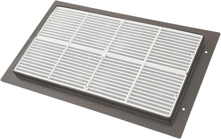 Die Belüftung par3823 m Lüftungsgitter Kunststoff rechteckig 380 x 230 mm Einbauleuchte, Braun Braun